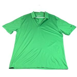 Nike Golf Tour Performance Polo Shirt Dri-FIT‎ Athletic Green Men's Large